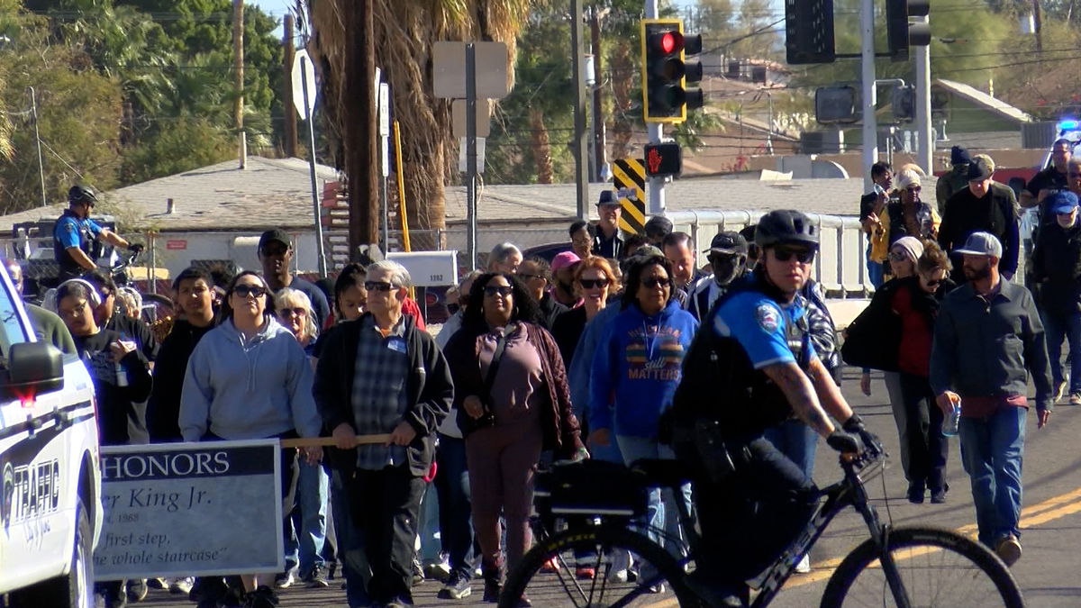 Yuma NAACP holds annual walk to honor MLK Day