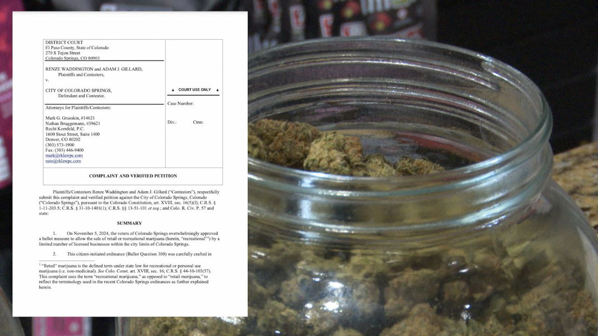 Colorado Springs sued over “do-over vote” on recreational marijuana sales