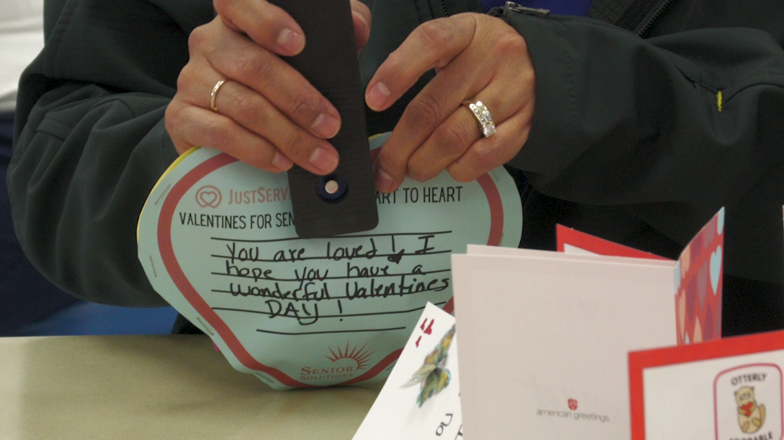 Community All-Stars: “Service is a valuable thing” – ‘Valentine’s for Seniors’ with JustServe