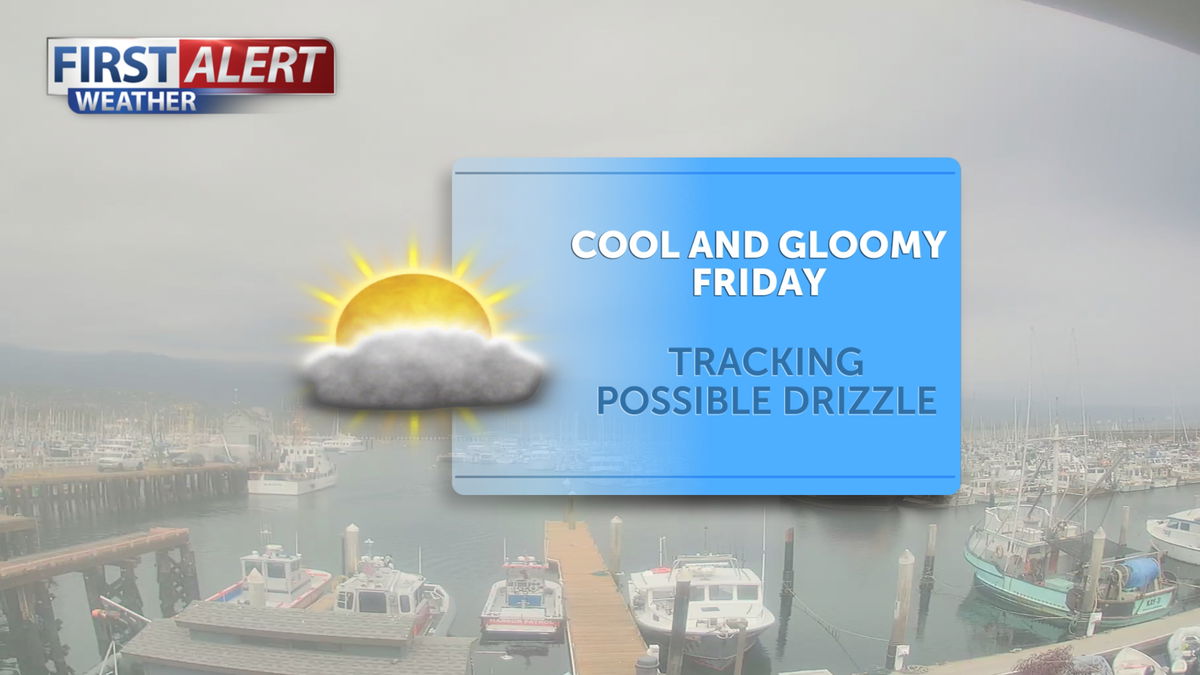 Clouds return on Friday