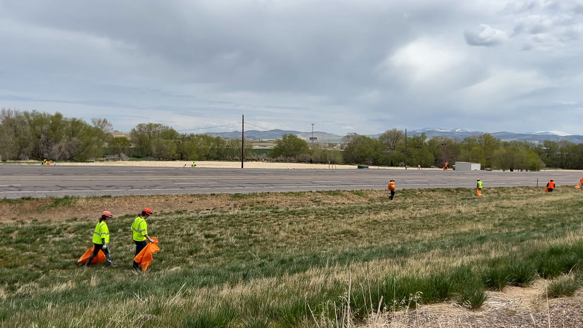 Simplot employees hit the streets to clean litter in honor of Earth Day
