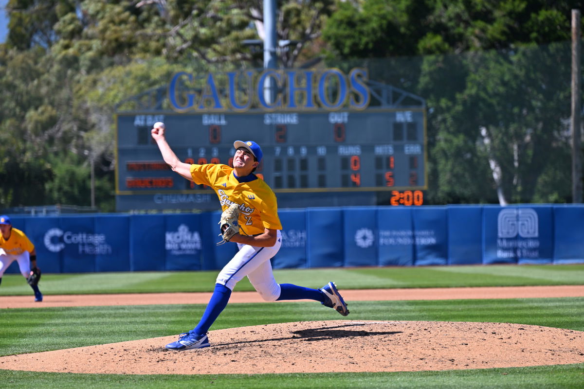 Flora pitches a gem as UCSB hands Cal Poly first Big West series loss of the year