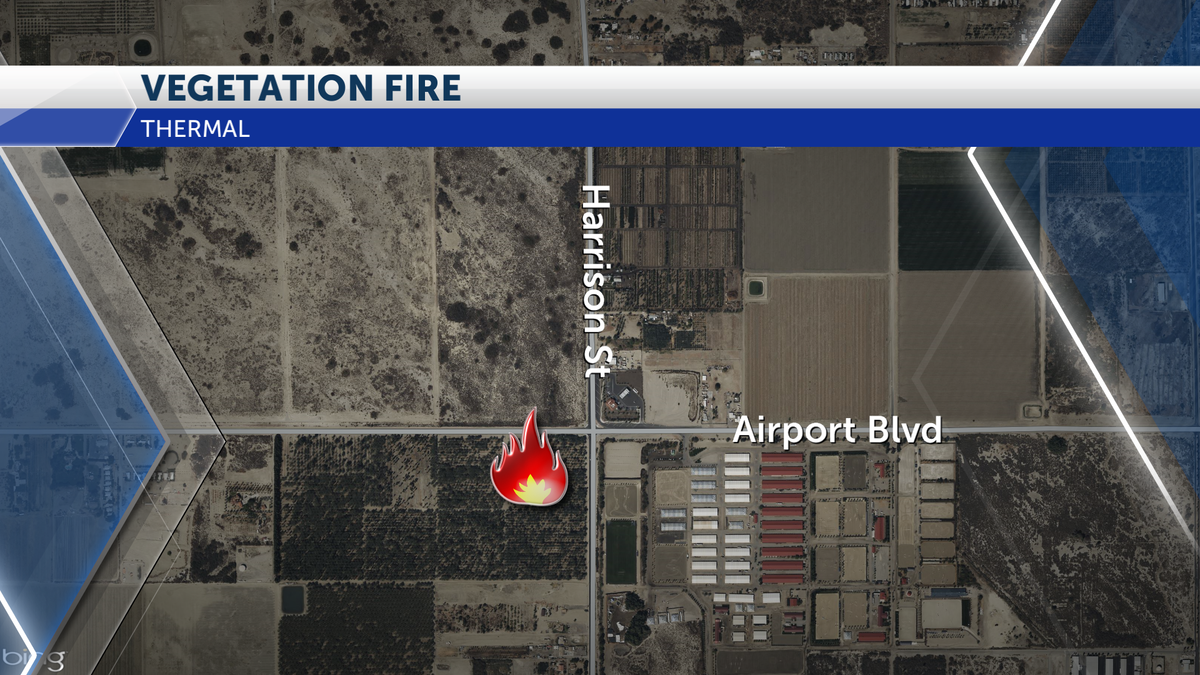 Crews knock down vegetation fire in Thermal