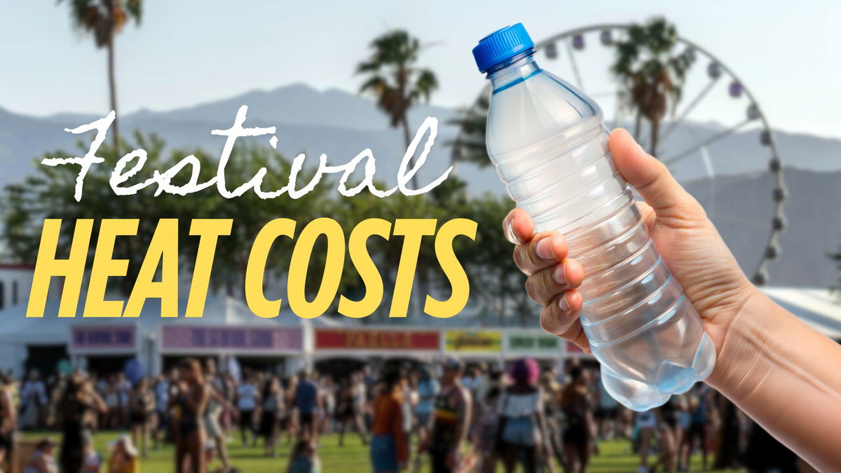 Heat racking up the cost for festival-goers