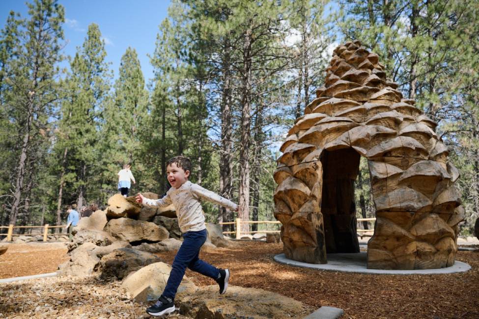 New outdoor fun: High Desert Museum’s E.L. Weigand Ponderosa Playscape set to open with a party