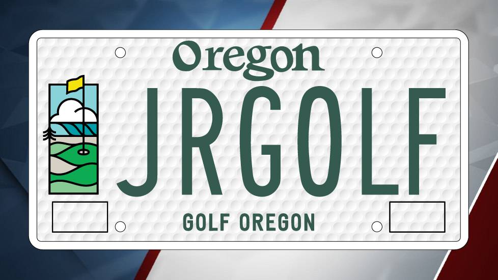 Coming soon to a ride near you: the Golf Oregon license plate