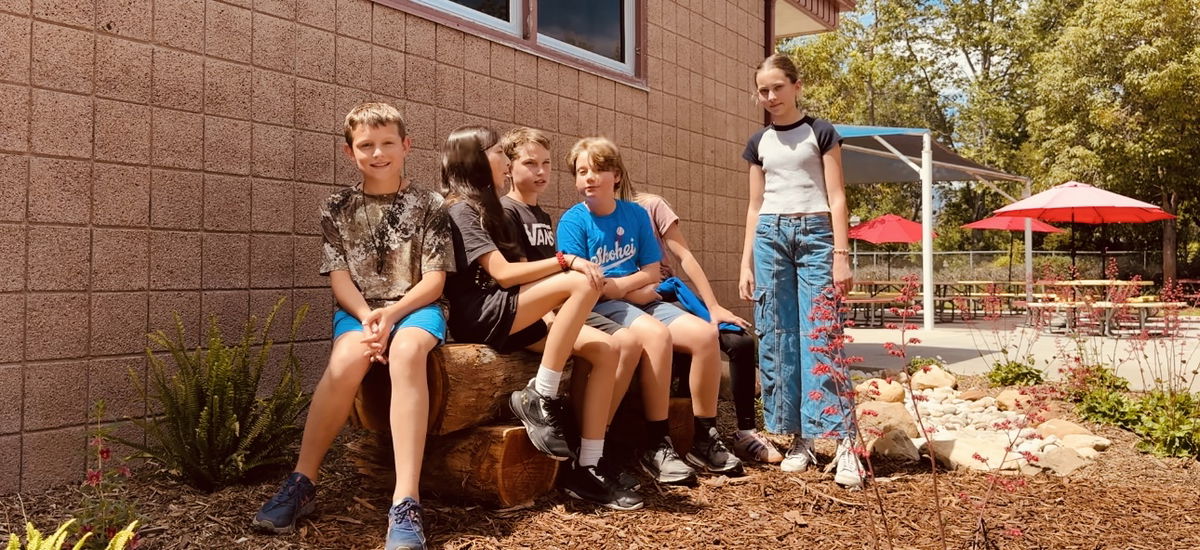 Students leading Clean and Green Club to reduce plastic at Vieja Valley Elementary School in Santa Barbara