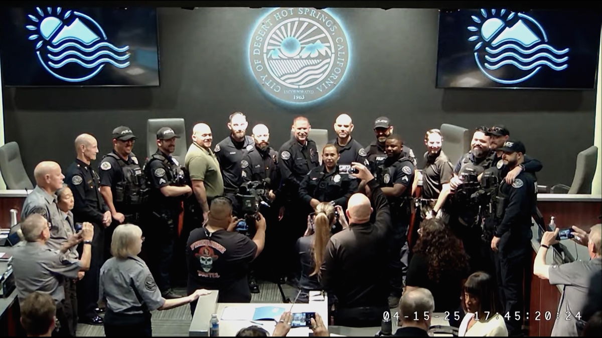Desert Hot Springs Police Chief Steven Shaw formally sworn in