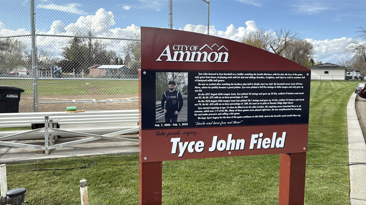 Baseball field in Ammon dedicated to honor the legacy of Tyce John