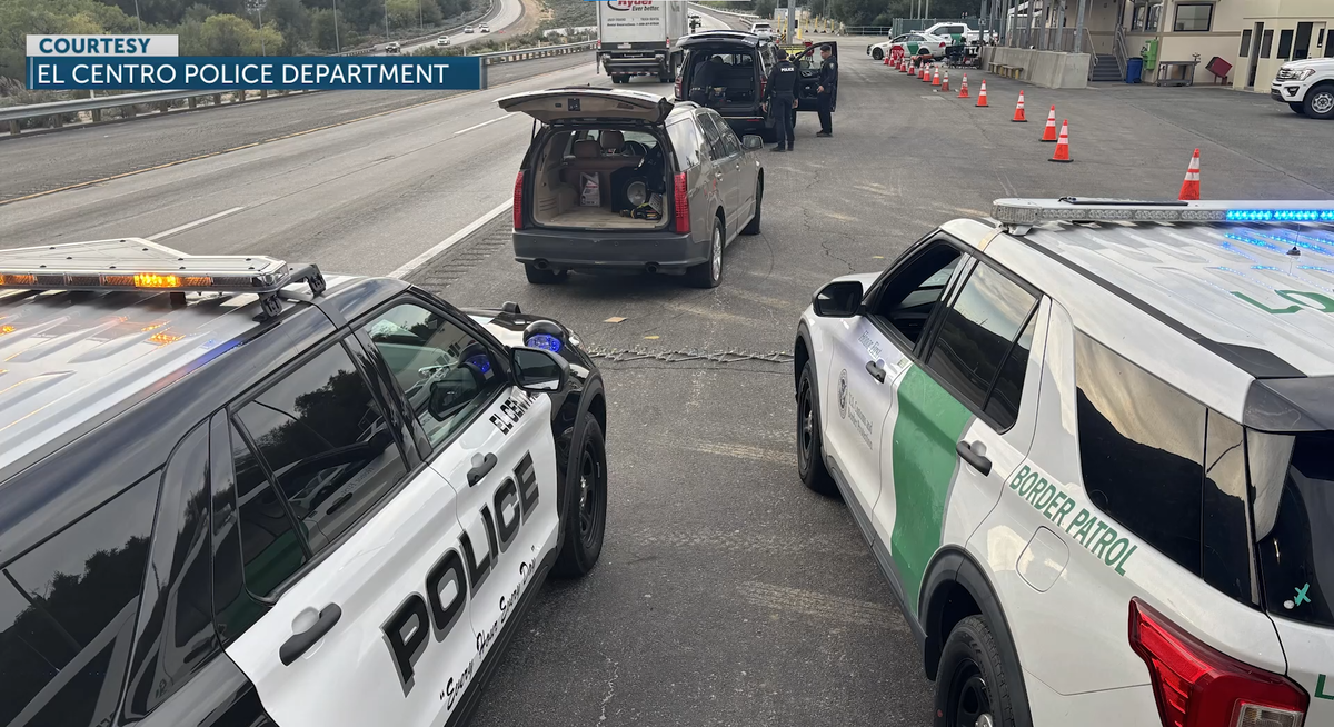 San Diego man arrested after vehicle pursuit in El Centro