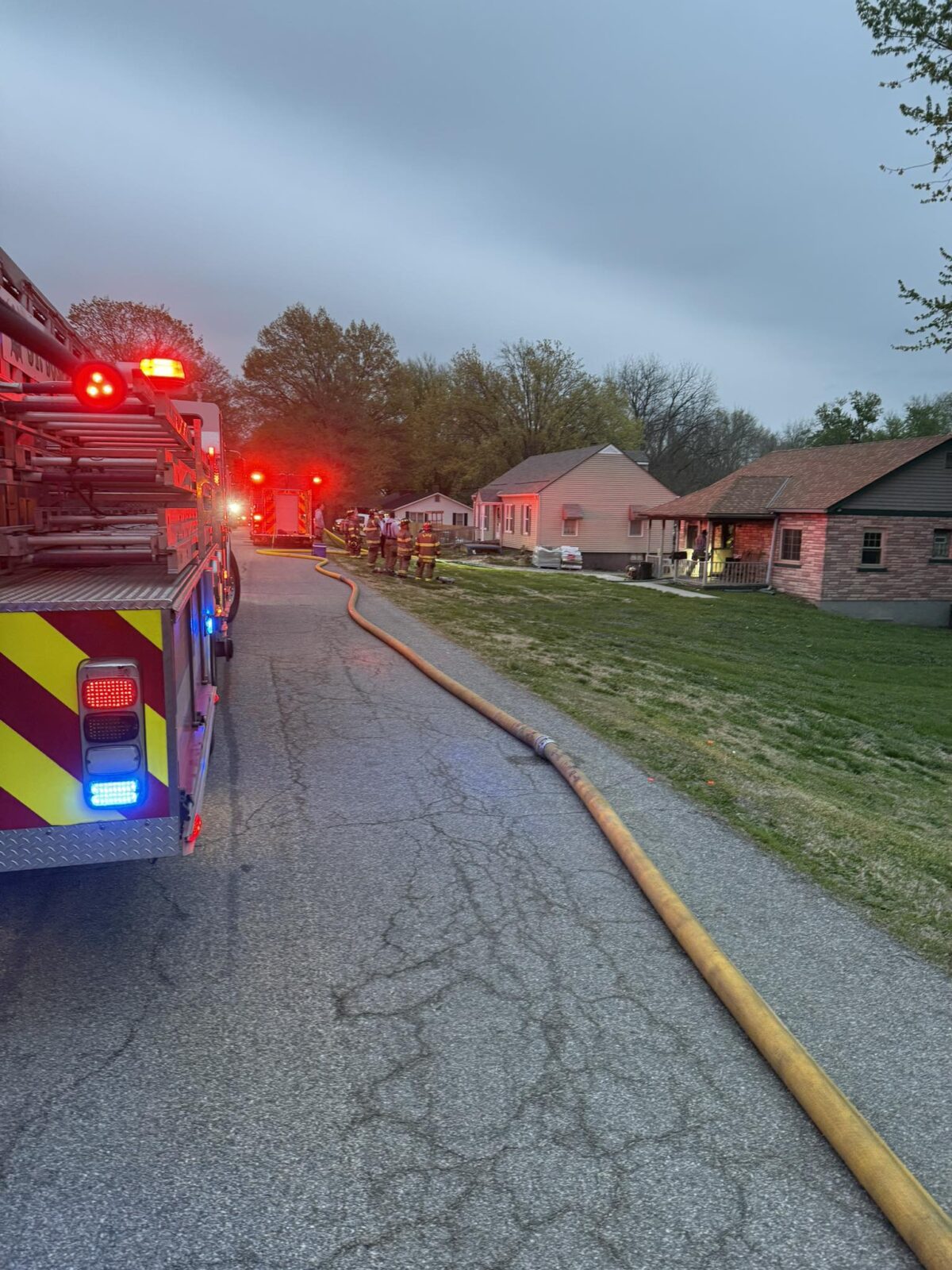 Firefighters respond to structure fire Friday