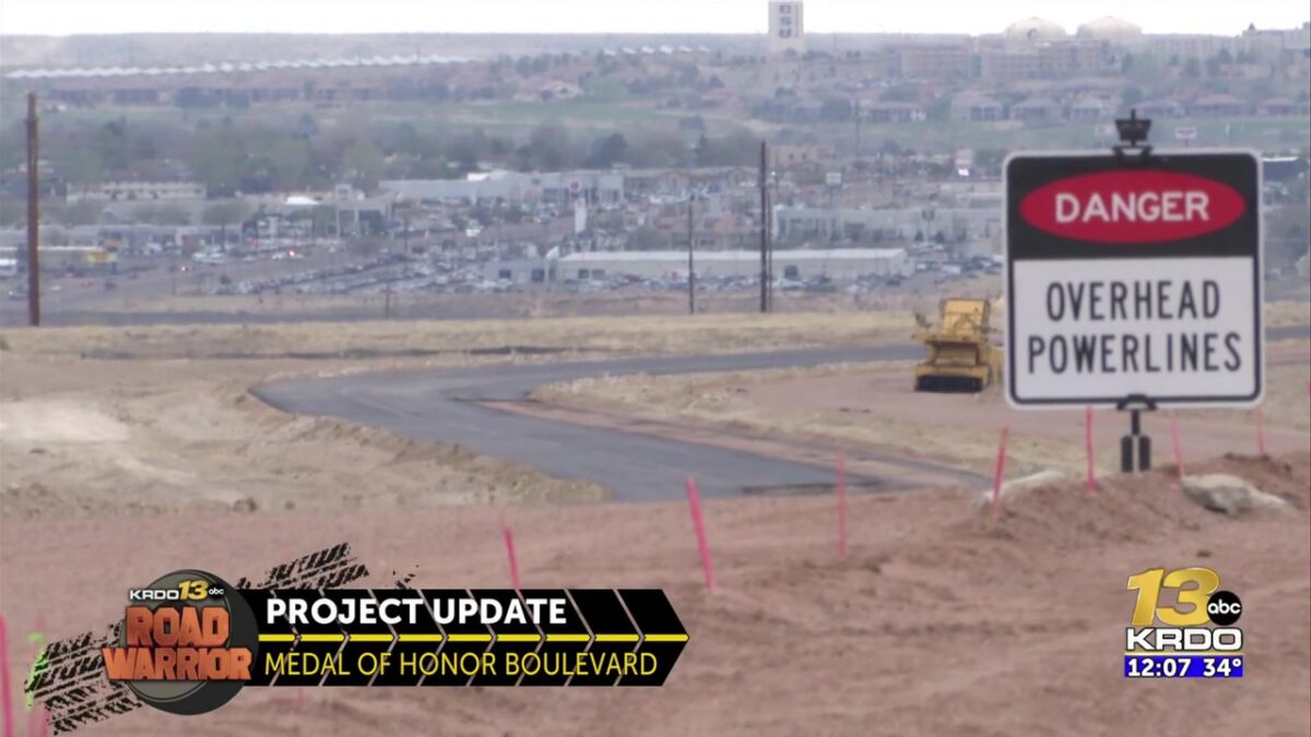 Paving of Medal of Honor Boulevard underway in Pueblo County