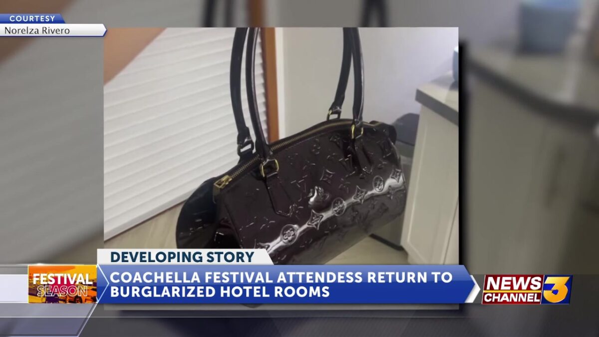 Festival guests report stolen belongings from hotel rooms during Coachella