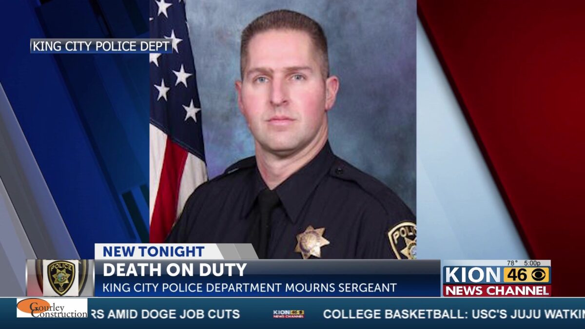 Funeral service announced for King City sergeant who passed away unexpectedly