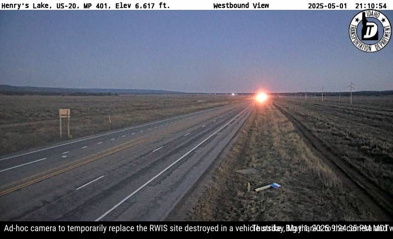 Crash near Idaho/Montana border closes Highway 20