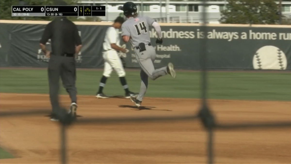Hit parade for Cal Poly as they win a laugher at CSUN 17-1