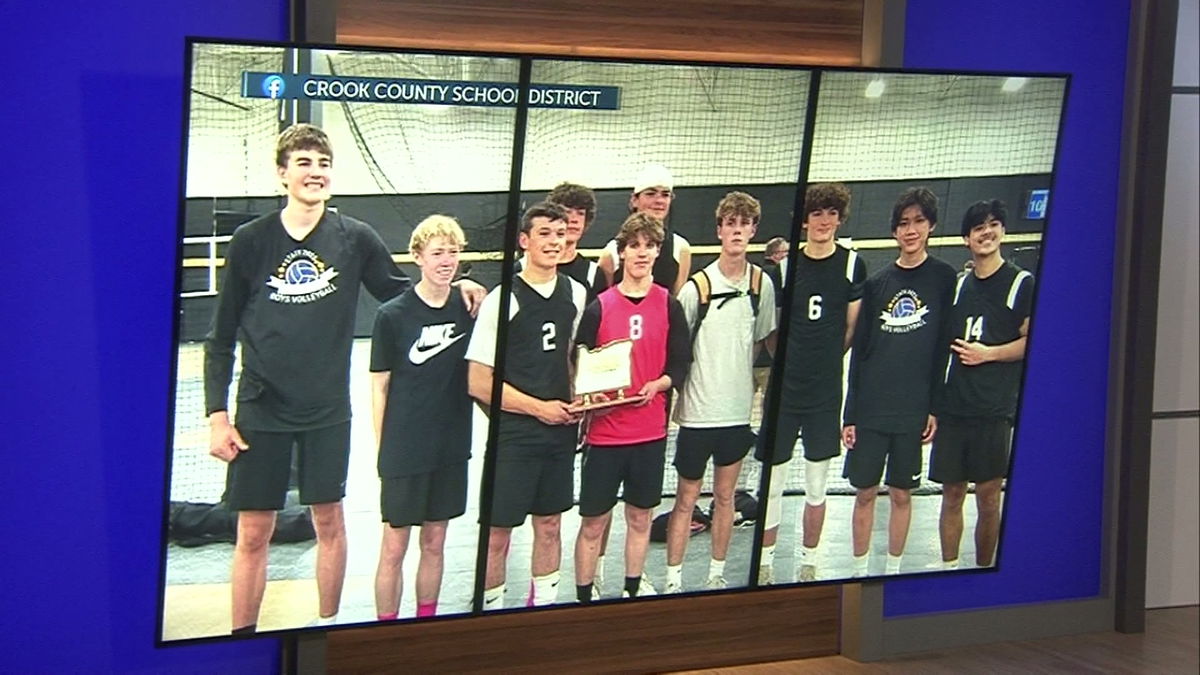 Crook County boys volleyball team places 2nd in statewide tournament