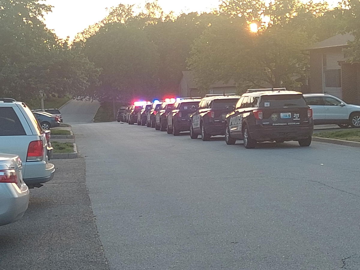 Large police presence seen at south Columbia apartment building