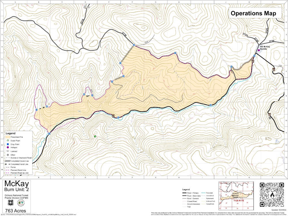 Ochoco National Forest starting prescribed burns