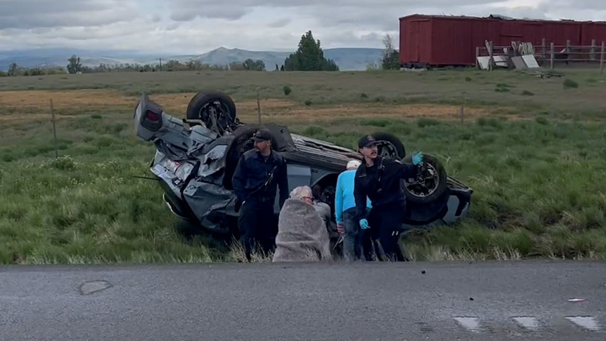 Rollover crash on I-15