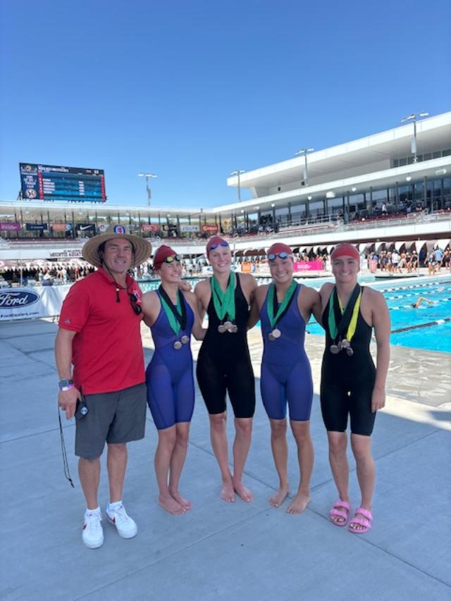 San Marcos finishes fourth in powerful CIF-SS Division 1 in girls swimming