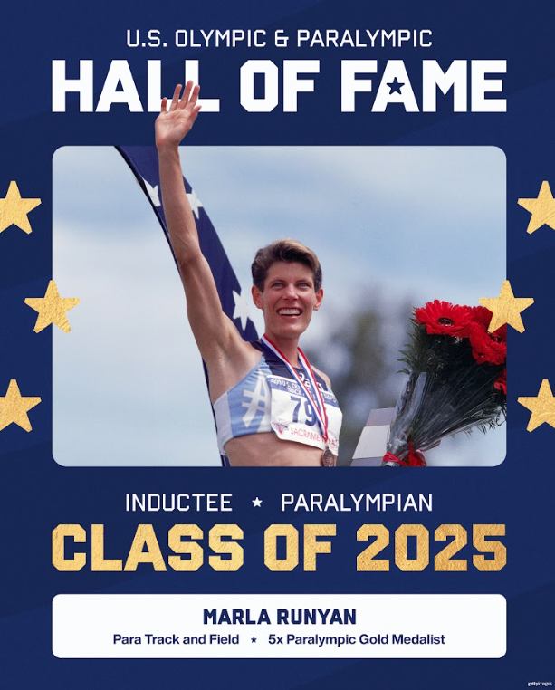 Santa Maria native Marla Runyan will enter U.S. Olympic & Paralympic HOF