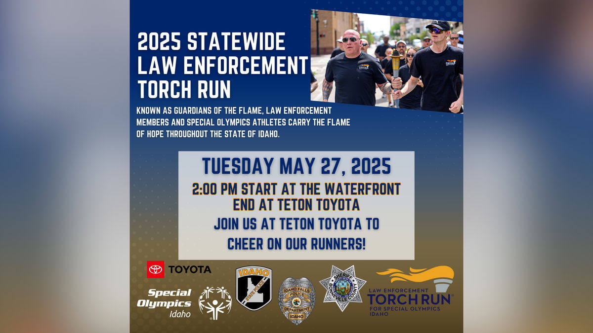 Local officers join Law Enforcement Torch Run to support Idaho Special Olympics