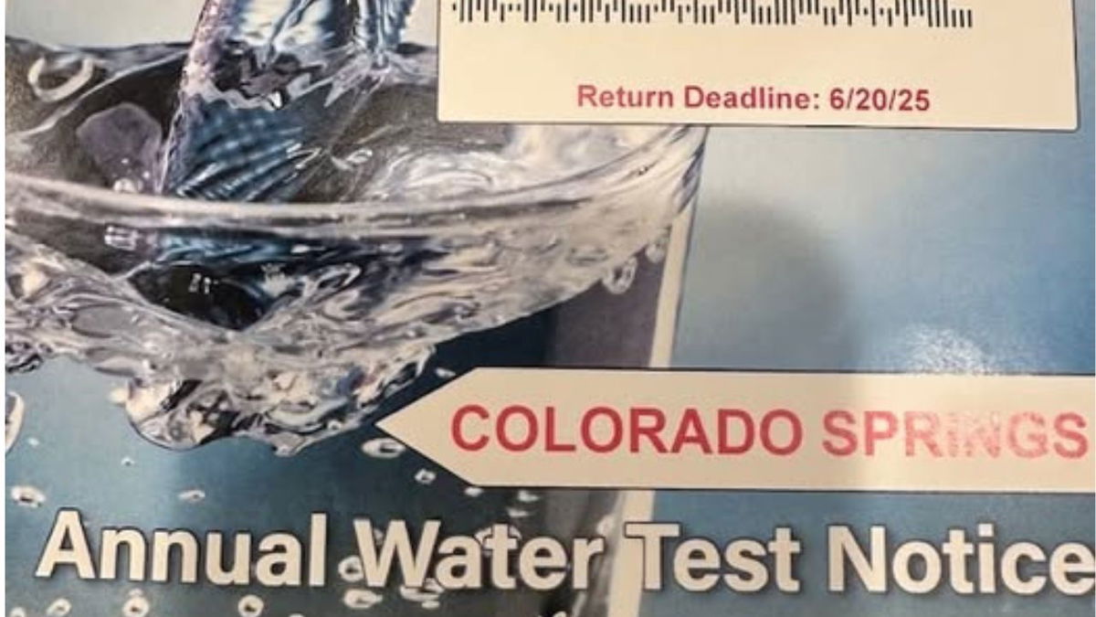 Colorado Springs Utilities warns against ‘Annual Water Test’ mailers