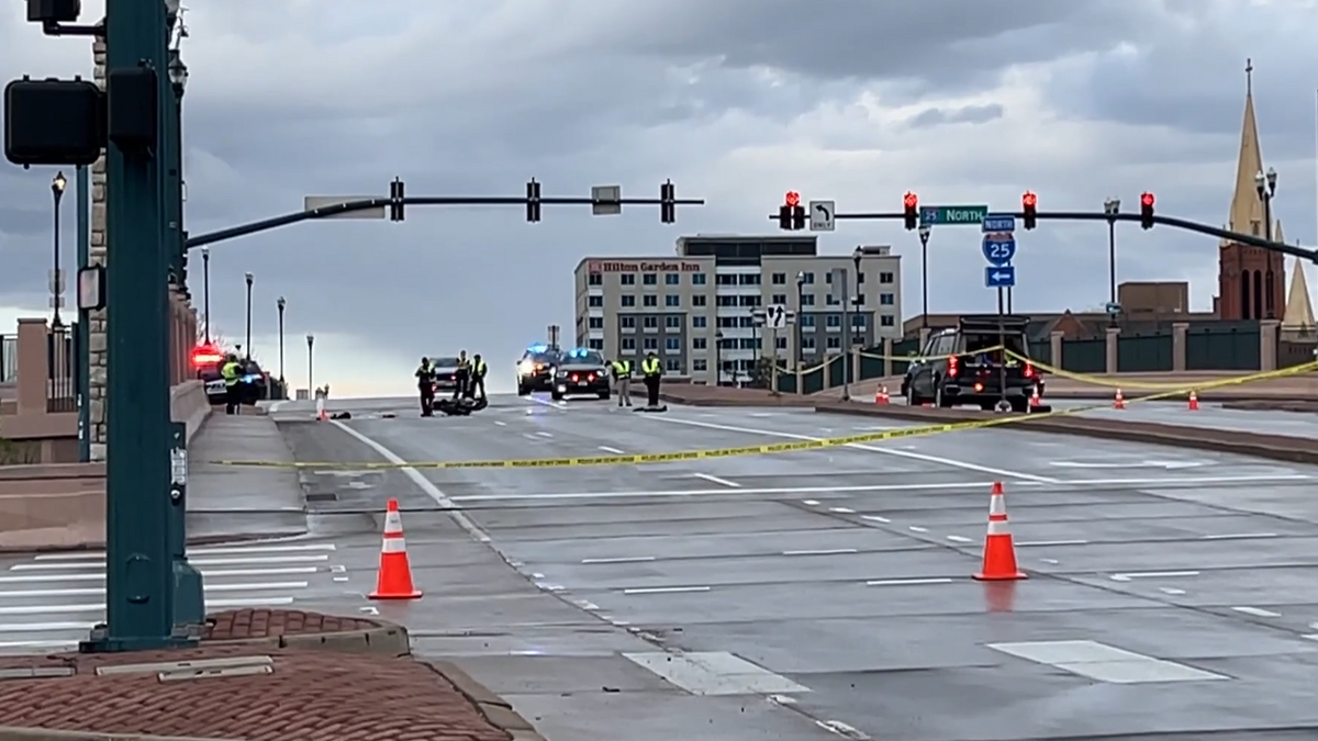 Motorcyclist dead after crash on westbound Bijou Street