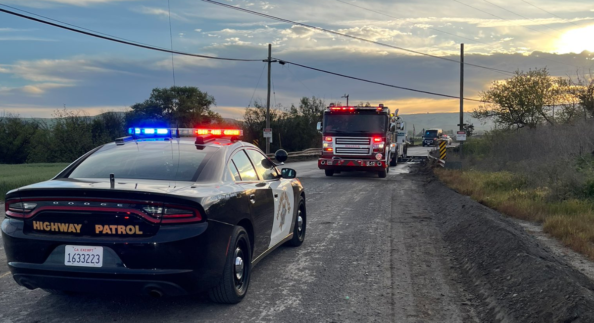 CHP: Woman killed in fiery crash along Shore Road in San Benito County