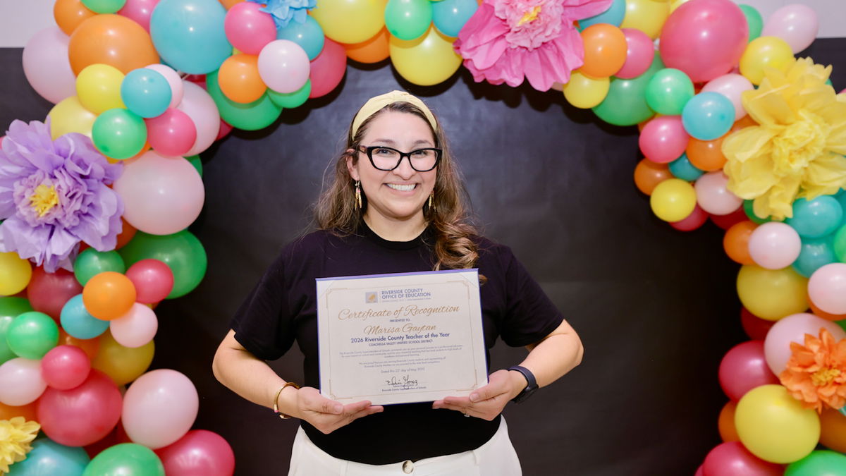 Mecca Elementary teacher honored as 2026 Riverside County Teacher of the Year