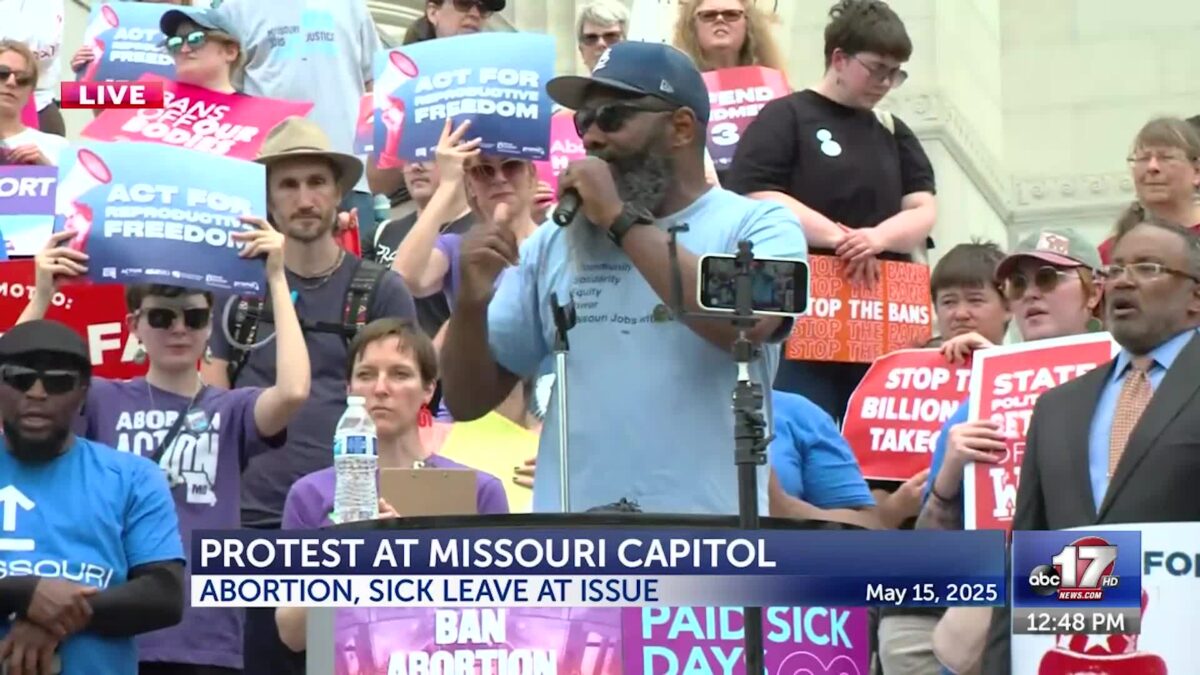 WATCH: Protesters rally against abortion