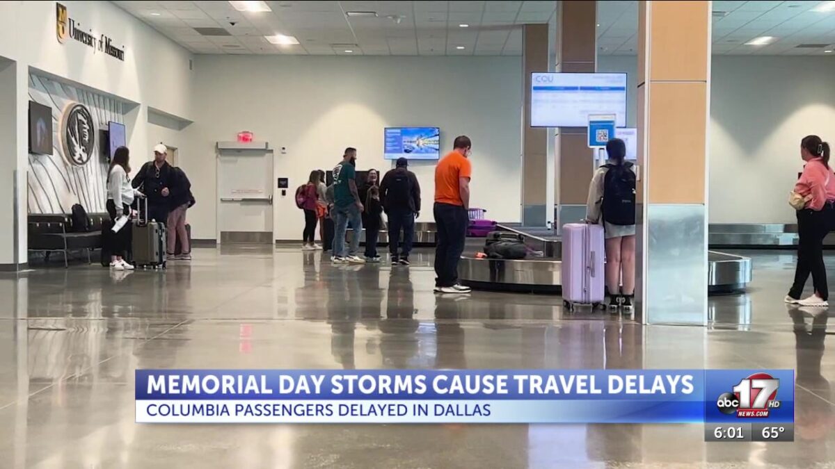 Columbia Regional Airport sees Memorial Day travel hiccups due to holiday storms