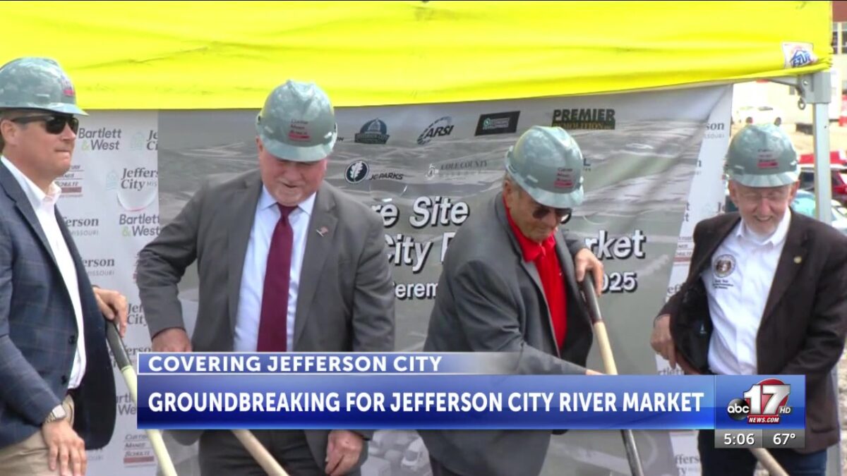 Groundbreaking held for Jefferson City River Market