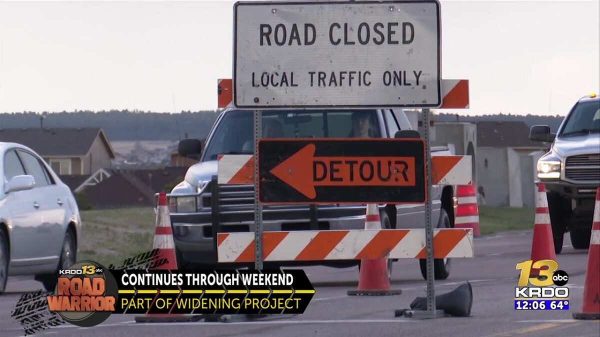 Get ready for second round of overnight closures on Marksheffel Road in Colorado Springs