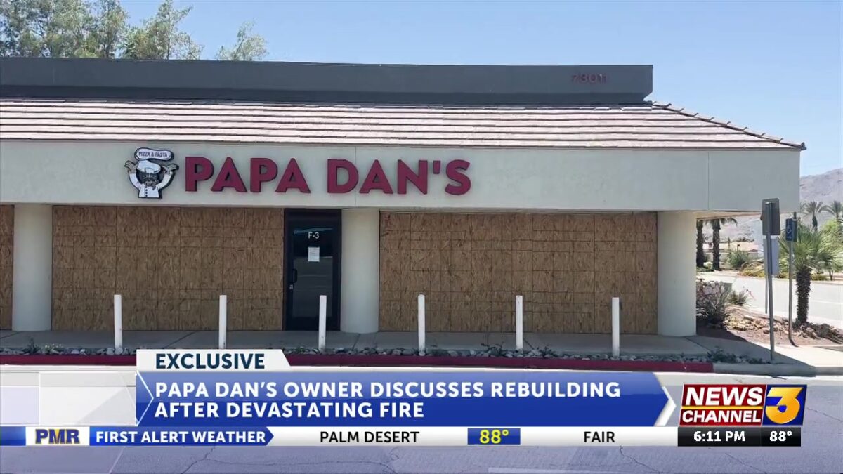 Papa Dan’s owner discusses rebuilding process over a year after devastating arson fire