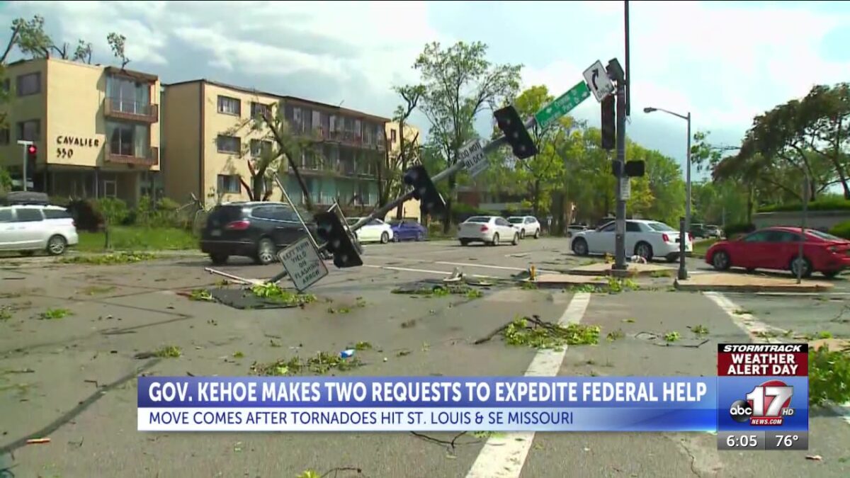 Kehoe requests federal declaration after deadly storms