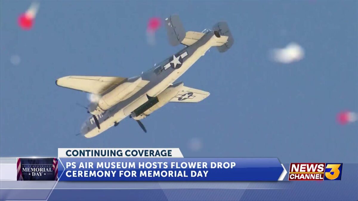 Palm Springs Air Museum honors veterans with annual flower drop ceremony
