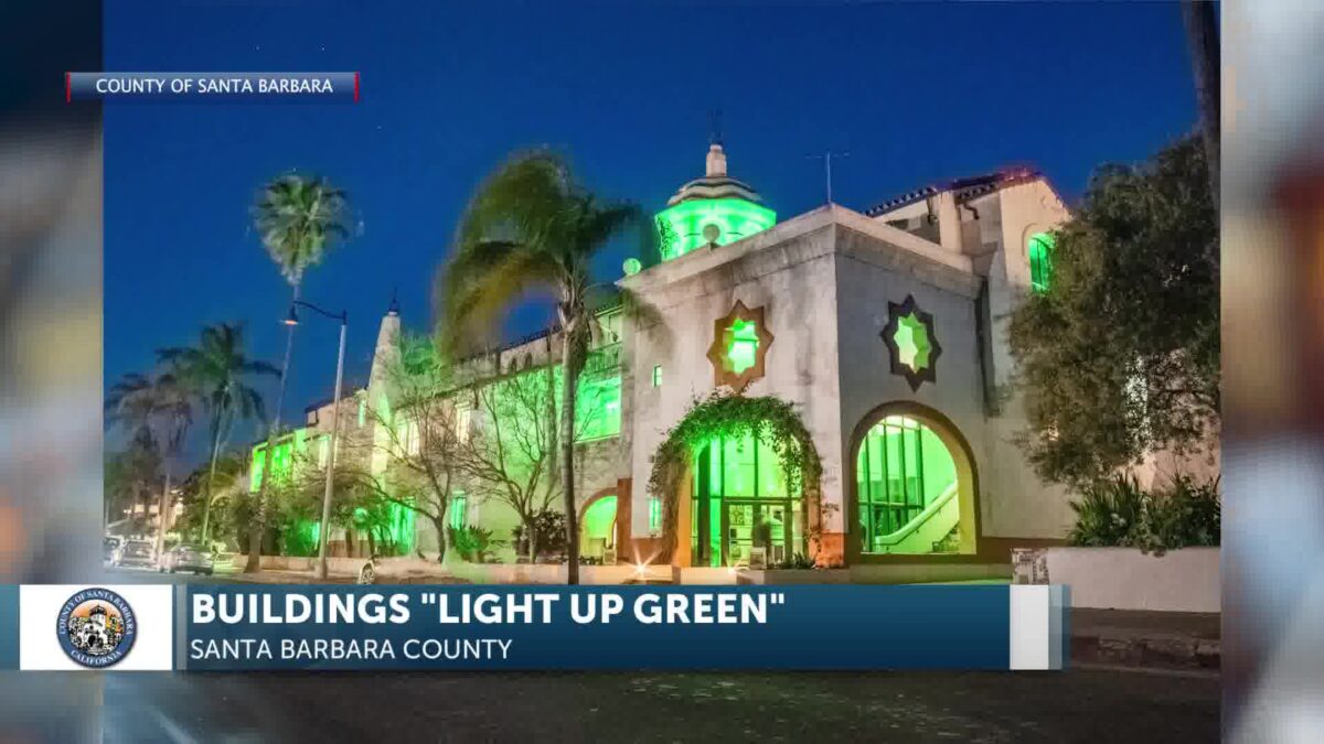 Santa Barbara County is “Lighting Up Green” for Mental Health Awareness Month