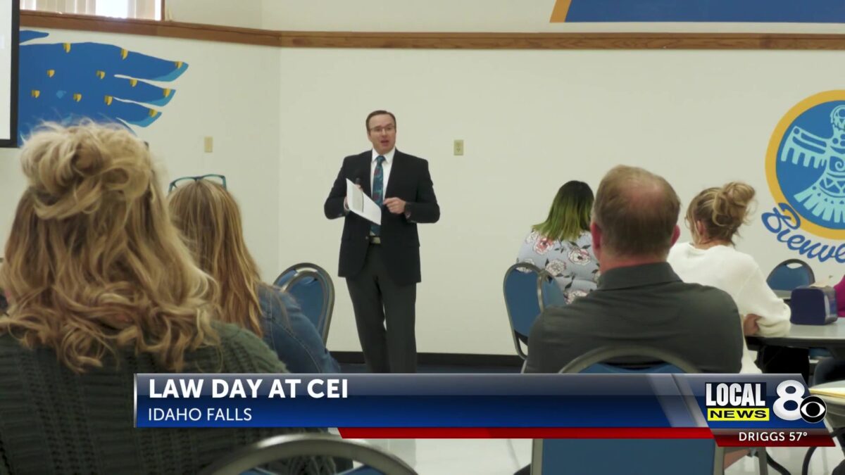 Judges visit CEI for Law Day