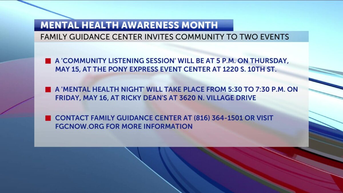 Family Guidance Center to host events for Mental Health Awareness Month