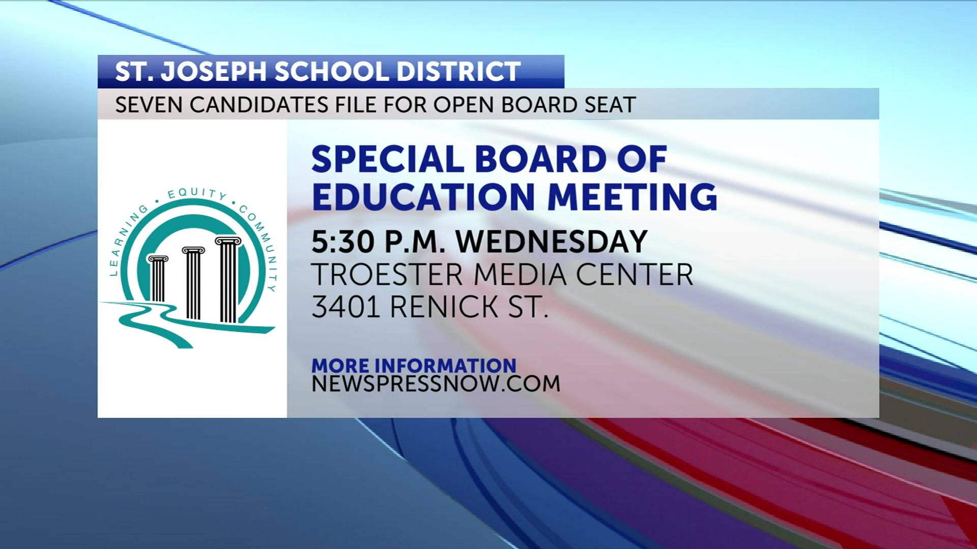 SJSD School Board to review filings to fill board vacancy