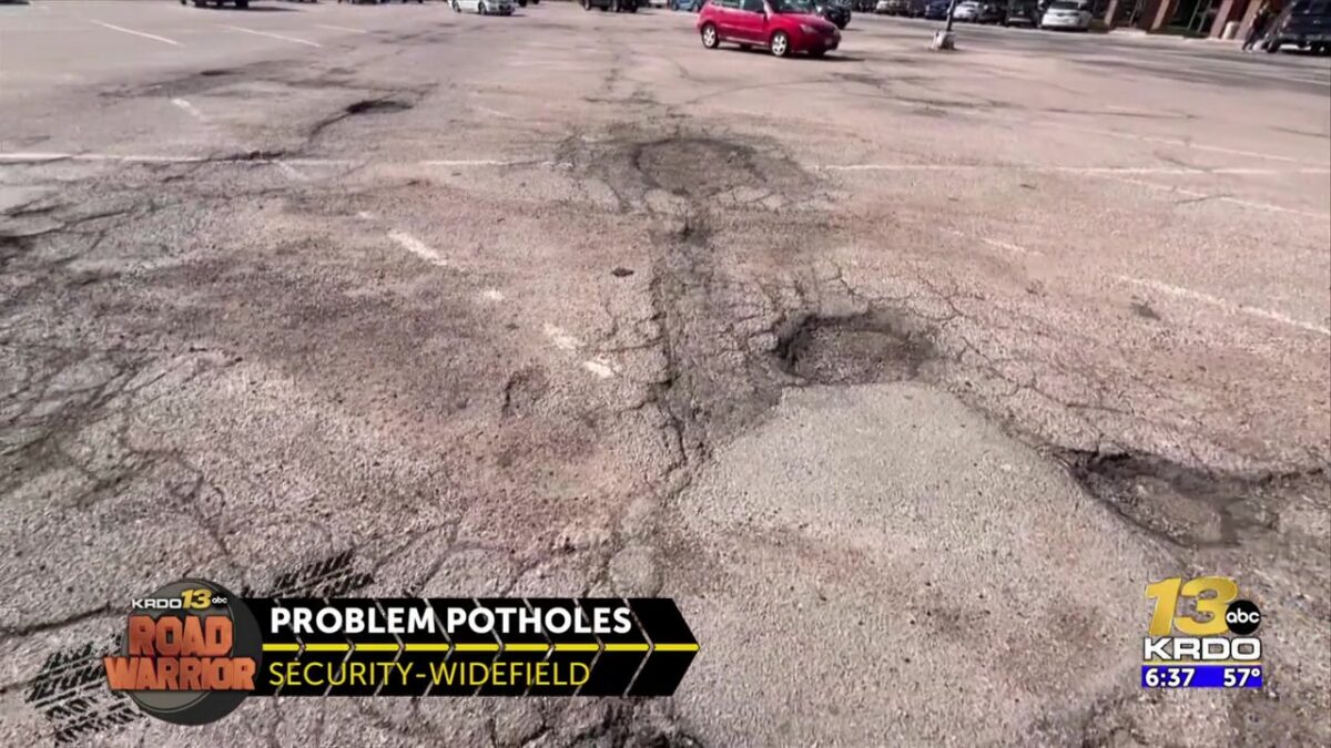 Progress made on pesky potholes on private property in Colorado Springs area