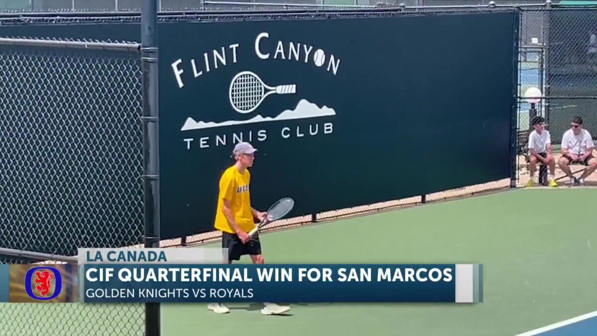 CIF-SS boys tennis playoff quarterfinal results