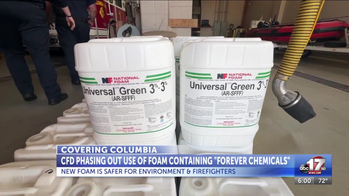 Columbia Fire Department phasing out use of firefighting foam that contains ‘forever chemicals’