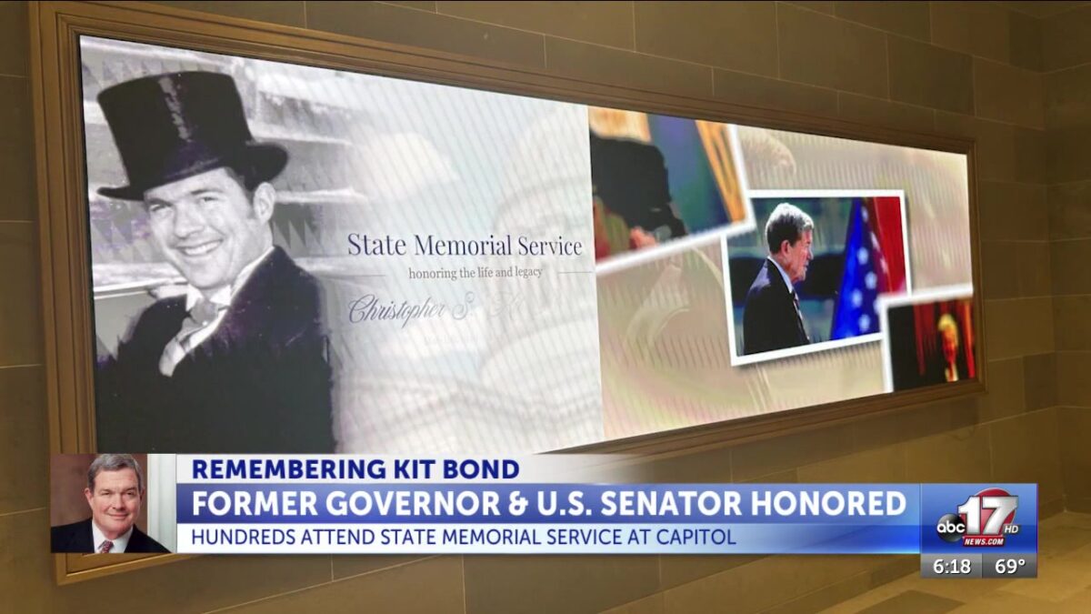 Missouri lawmakers share memories of Kit Bond during memorial service