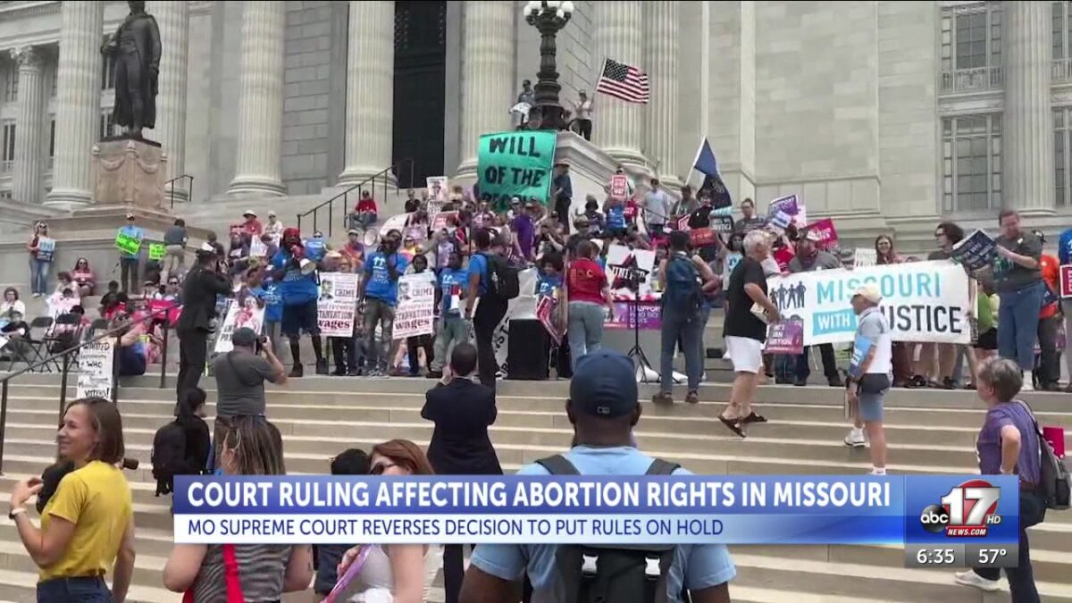 Missouri Supreme Court ends injunction on abortion laws