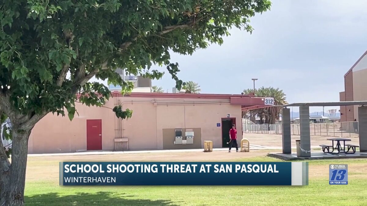 Teen arrested for making school shooting threats in Imperial County