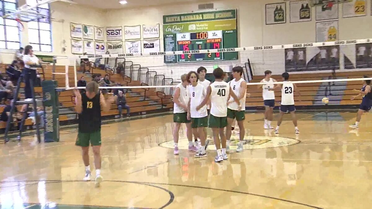 Santa Barbara Dons sweep into boys volleyball CIF-SS D4 semifinals