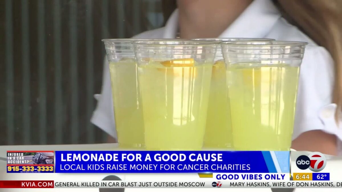 Good Vibes Only: Lemonade for a cause